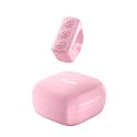 Remote Scrolling Ring for TikTok, Page Turner for Kindle App on iPad iPhone, Scroller Remote for TIK Tok, Camera Shutter Remote Control for iOS, Android - Matte Pink