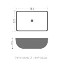 REMOTION Designer Glossy Finish Table Top Ceramic
