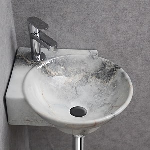 REMOTION Wall Mounted Wash Basin for Bathroom