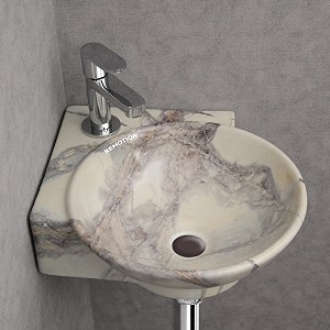 REMOTION Wall Mounted Wash Basin for Bathroom