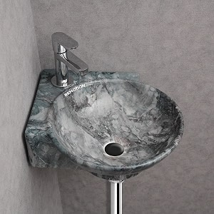 REMOTION Wall Mounted Wash Basin for Bathroom
