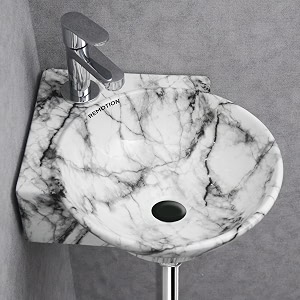 REMOTION Wall Mounted Wash Basin for Bathroom
