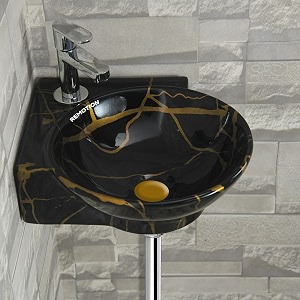 REMOTION Wall Mounted Wash Basin for Bathroom