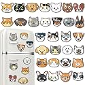 Remuuly 30 Pcs Cat and Dog Diamond Painting Magnets Diamond Art Magnets Kit