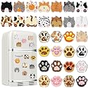 Remuuly 30 Pcs Cat Paw Butt Diamond Painting Magnets Diamond Art Magnet Kit