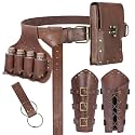 Renaissance Belt Pouch Set Medieval Pirate Ren Faire Accessories