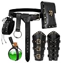 Renaissance Belt Pouch Set Medieval Pirate Ren Faire Accessories