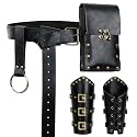 Renaissance Belt Pouch Set Medieval Pirate Ren Faire Accessories