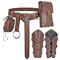 Renaissance Belt Pouch Set Medieval Pirate Ren Faire Accessories