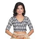 RENE Women39s Cotton Ikat Print Half Sleeve