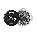 RENEE Stars Face &amp; Body Glitter - Silver 5 Gm- Safe, Skin Friendly, Cruelty Free, Light-Reflecting Sparkle, Long Lasting, Lightweight Makeup Look for Parties, Music Festival, Easy to Apply &amp; Remove