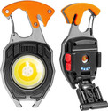 RENESMEE Portable LED Flashlight COB Keychain Emergency Light LED Front Light (Multicolor)
