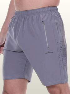 Renessa Solid Men Grey Gym Shorts