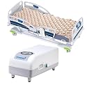 RENEWA Airbed Anti Decubitus Bubble Air Mattress for Patients with Pump | Anti Bedsore Air Mattress, Inflatable Air Bed for Patients | Helps in Prevention of Bed Sores,Brown
