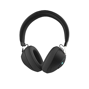 renewed zebronics zeb-duke bluetooth wireless over ear headphones with mic with voice assistant support multifunction button aux input and rgb lights black