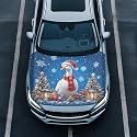 Renewold Car Hood Cover Vehicle Sedan Hood Wrap Blanket Christmas Duck