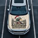 Renewold Duck Hunting Christmas Car Front Hood Cover Easy Install Elastic
