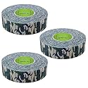 Renfrew Patterned Hockey Tape, for Stick/Shaft/Bat, 1" Wide, 3-Pack (Color Choice)