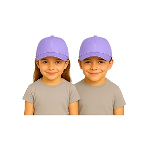 reniccaa premium kids cap for printing text and logo with adjustable buckle cottton cap for kidsgirls and boys