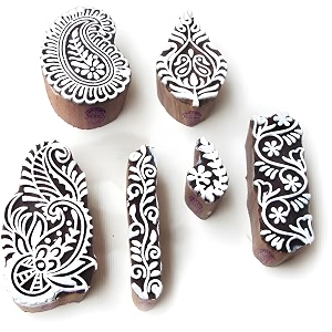 RENIQ Wooden Printing Block for Fabric