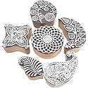 RENIQ Wooden Printing Block for Fabric amp