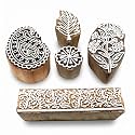 RENIQ Wooden Printing Block for Fabric amp
