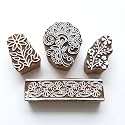RENIQ Wooden Printing Block for Fabric amp