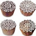 RENIQ Wooden Printing Block for Fabric amp