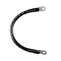 Renogy 12in 4Awg Battery Cable with 5/16" M8 Tin Plated Copper Lug Black