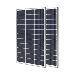 Renogy 2 Packs 100W 12V Monocrystalline Solar