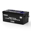 Renogy 24V 100Ah BMS LiFePO4 Self-Heating Deep Cycle Lithium Battery, Over 5000 Cycles, Backup Power Perfect for Trolling Motors, RV, Marine and Other Off-Grid System