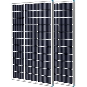 Renogy 2Pack 100w solar panel 12v RV