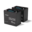 Renogy 100Ah LiFePO4 Lithium Battery, 12V Mini Size 100A BMS RV Boat 2PCS