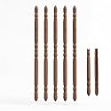 Renovators Supply 39-1/4 in Dark Oak Corner Protectors Pack of 5