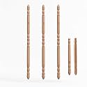 Renovators Supply 39-1/4 in Beechwood Corner Protectors Pack of 3