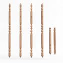 Renovators Supply 39-1/4 in Beechwood Corner Protectors Pack of 4