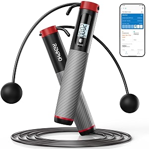 RENPHO Smart Skipping Rope with Counter Adjustable