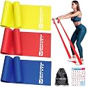 Resistance Bands Set, Exercise Bands for Physical Therapy, Pilates, Yoga