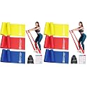 Resistance Bands Set, Exercise Bands for Physical Therapy, Pilates, Yoga