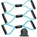 Resistance Bands with Handles, Figure 8 Fitness Bands, Exercise Bands Set