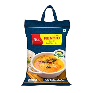 rentio super desi toor dal  arhar dal  non-oiled 5 kg