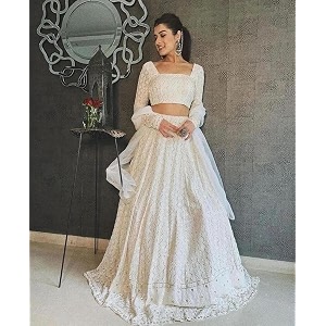 women39s embroidered georgette readymade lehenga choli for women i morpeach i designer i new i bridal i navratri i bollywood i stylish i ready to wear i readymade lehenga for women white