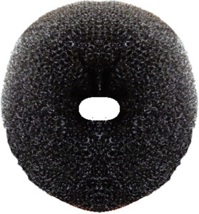 renuka store donut hair bun makers - black - pack of 1 bun black