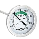 Reotemp K83B1 12 Inch Soil & Compost Thermometer with Digital Composting Guide, 32-178 Fahrenheit and Celsius