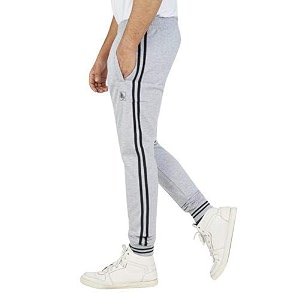 Reoutlook Mens Solid Hosiery Rib Jogger Track