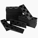 Repa Market 20-Pack 3.74" x 1.18" Inch Ridged Plastic Building Wedges - Shims for Leveling - Construction Spacers - Leveler Wobble Shim for Home Improvement - Leveling Floor, Furniture, Window