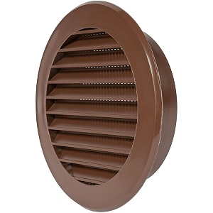 REPA MARKET 4 Inch Plastic Brown Round