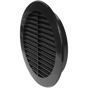 Repa Market 6 Inch Plastic Black -