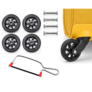 repair replacement luggage part accessories for vip safari american turistr skybag suitcase trolley bag for luggage parts 45 cm wheel 4 pcs1 cutter