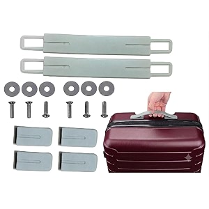 repair replacement luggage part accessories for vip safari american turistr skybag suitcase trolley bag for luggage parts 2 pcs grey handle